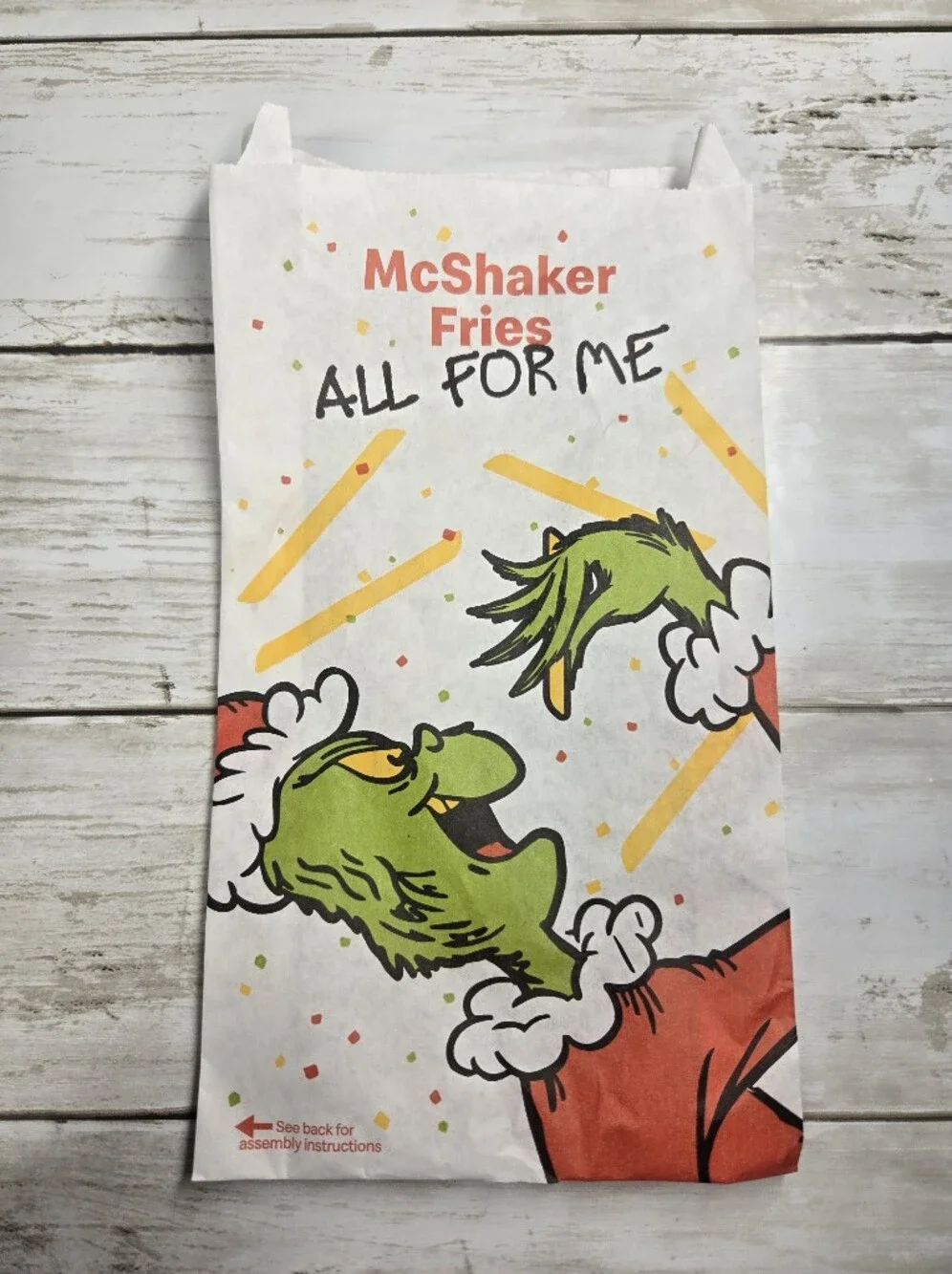 Grinch-Themed Red Crew Socks with Holiday Characters